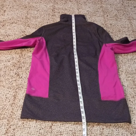 Size 8 Purple and Gray Sweater with Stand-Up Collar - Picture 13 of 15